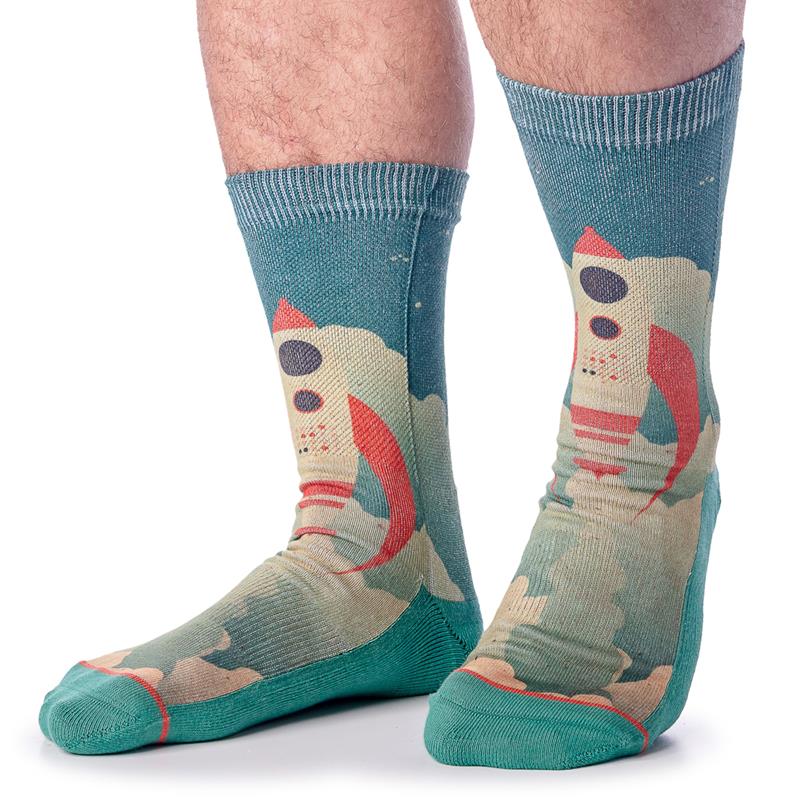 Rocket Ship Socks,4121