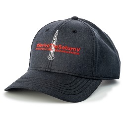 Revive the Saturn V Melange Twill Cap