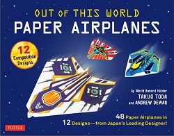 Out of this World Paper Airplanes Kit