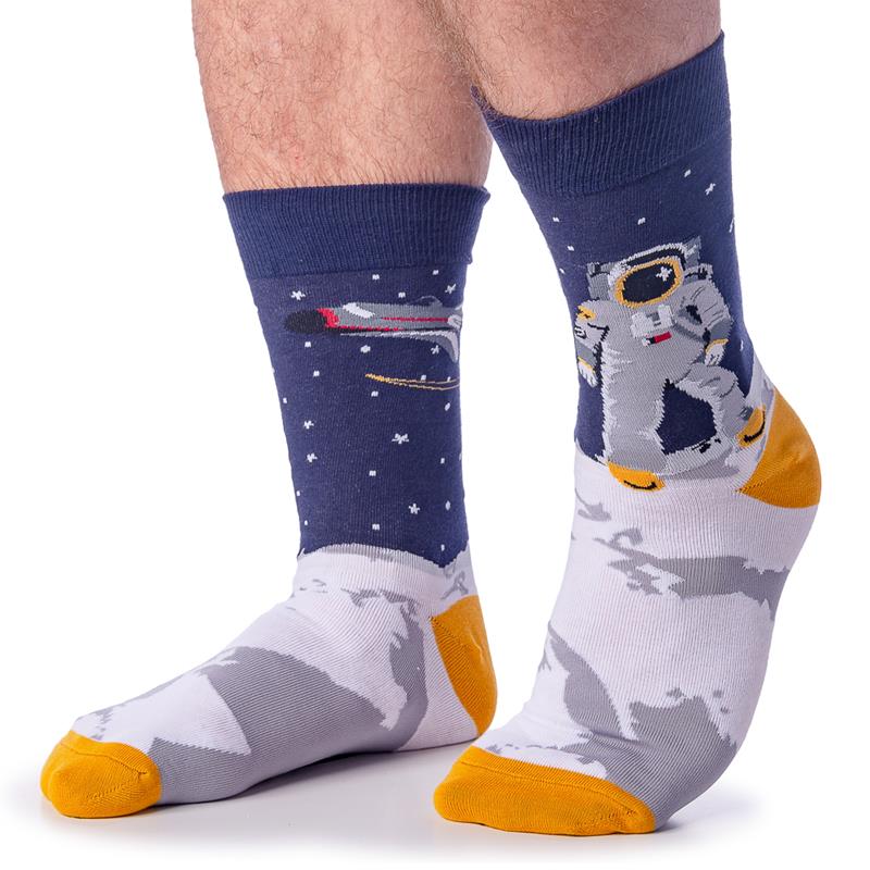 One Giant Leap Socks - Mens Crew,MEF 0114