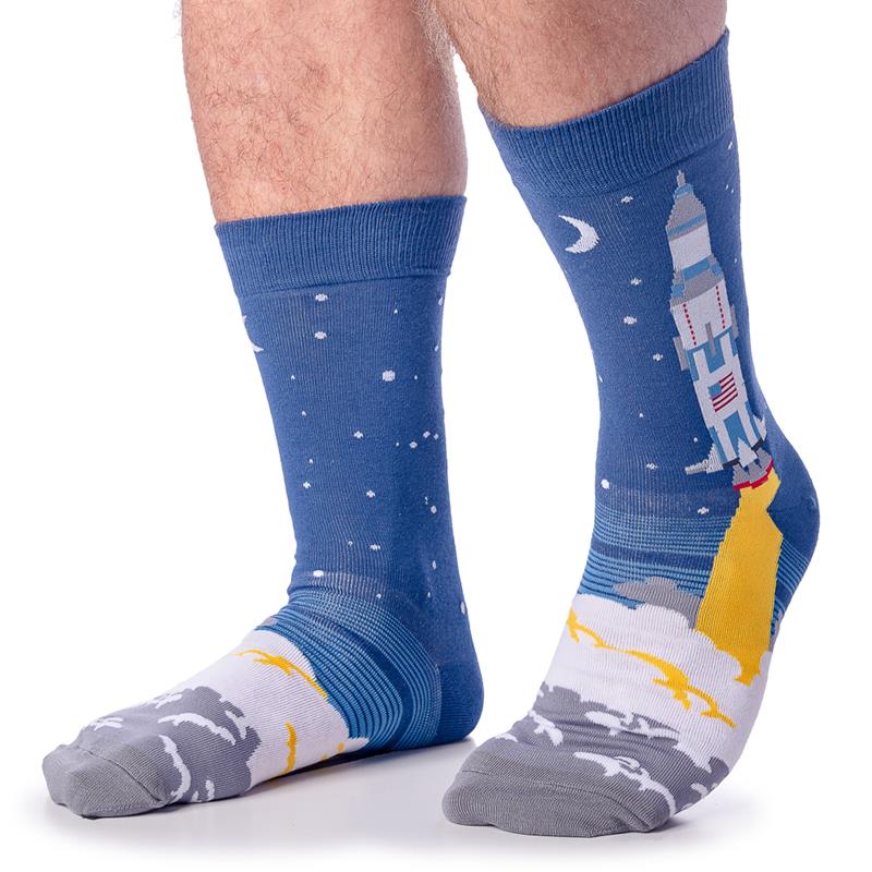 3,2,1 Lift Off Socks - Mens Crew,MEF 0280