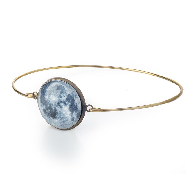 Delicate Galaxy Cuff Bracelet - Bronze,GCB