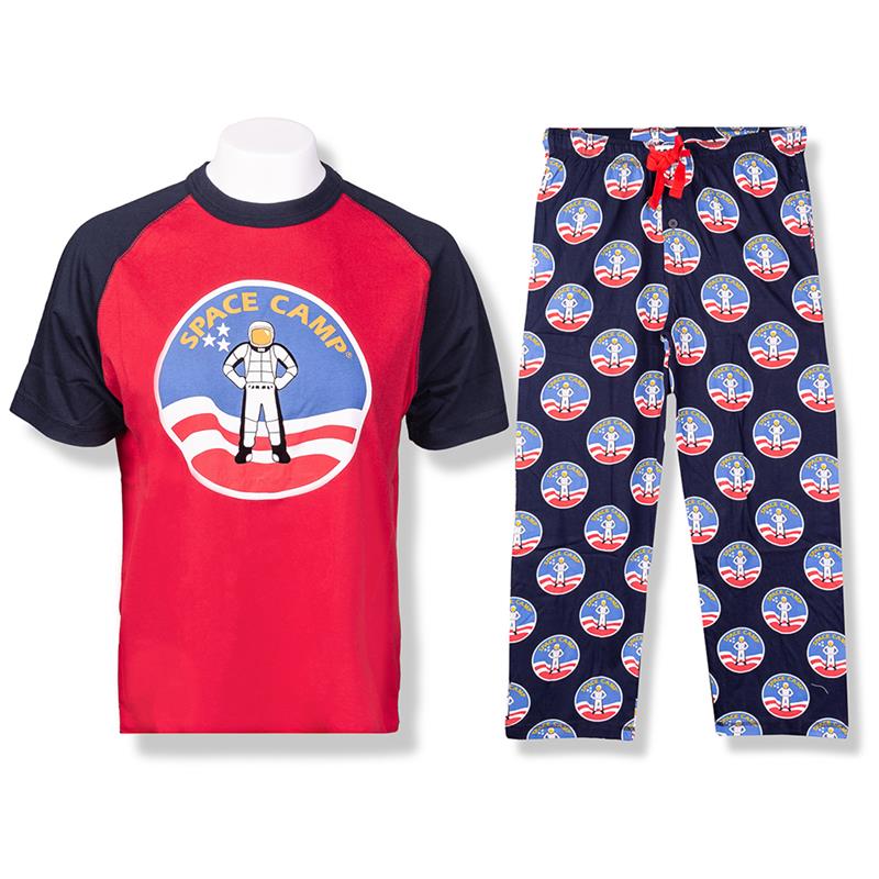 Space Camp Crew Neck Pajama Set,SPACECAMP