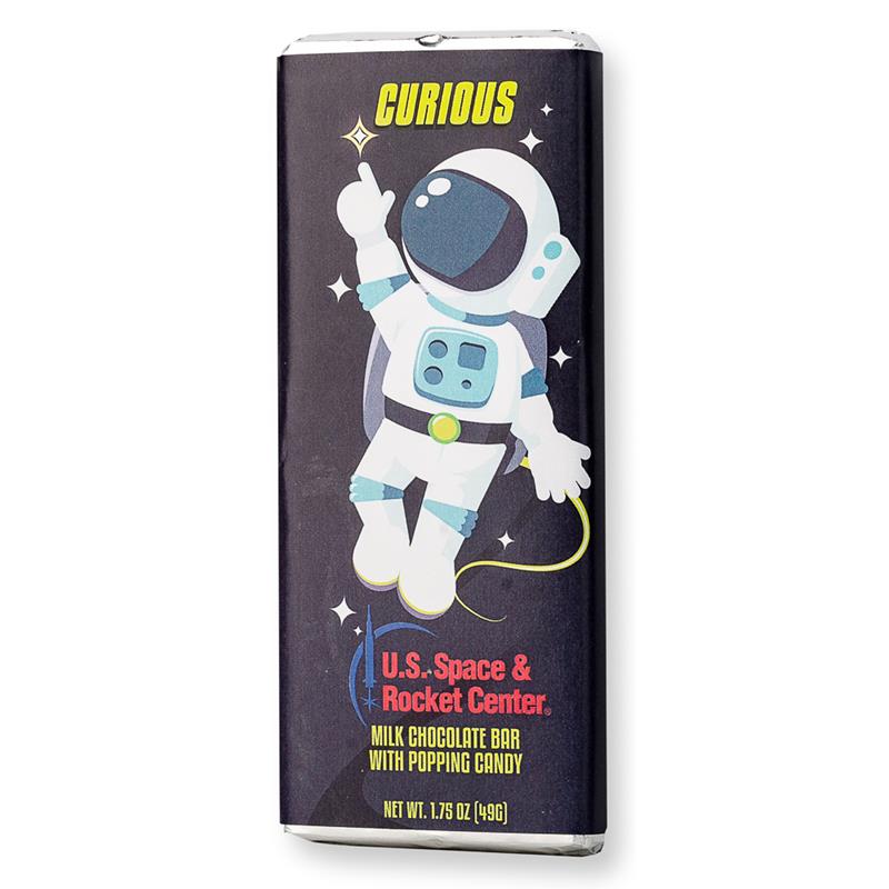 Curious Popping Milk Chocolate Bar,AWB1.75M-POP
