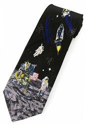 Man on the Moon Tie