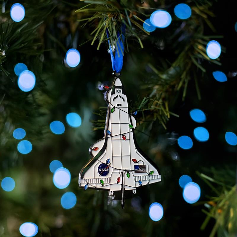 Shuttle Iridescent Ornament,NASA,13-81-043-013