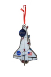 Shuttle Iridescent Ornament