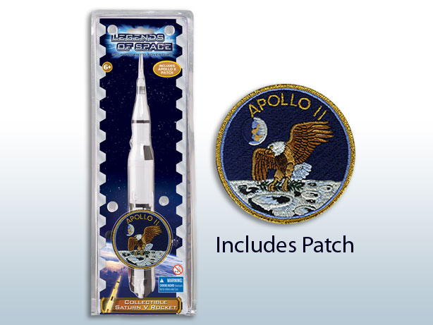 Saturn V Rocket w/Patch,002
