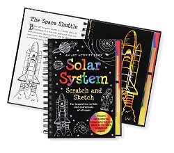 Solar System Scratch & Sketch