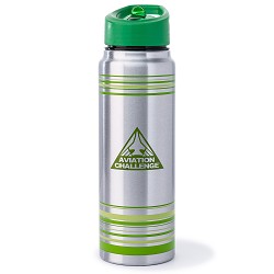 Aviation Challenge Stainless H2O Bottle