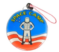 Space Camp Glass Ornament