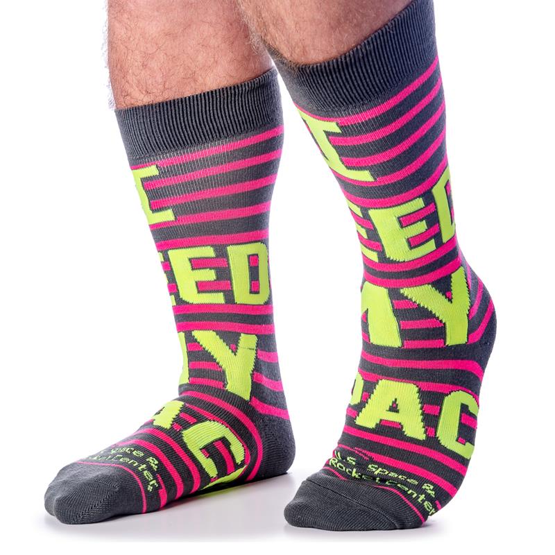 Need Space Stripe Socks,505-7