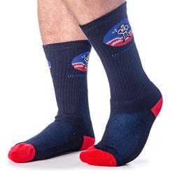 Space Camp Vertical Stripe Socks