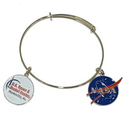 NASA Logo Expandable Wire Bracelet