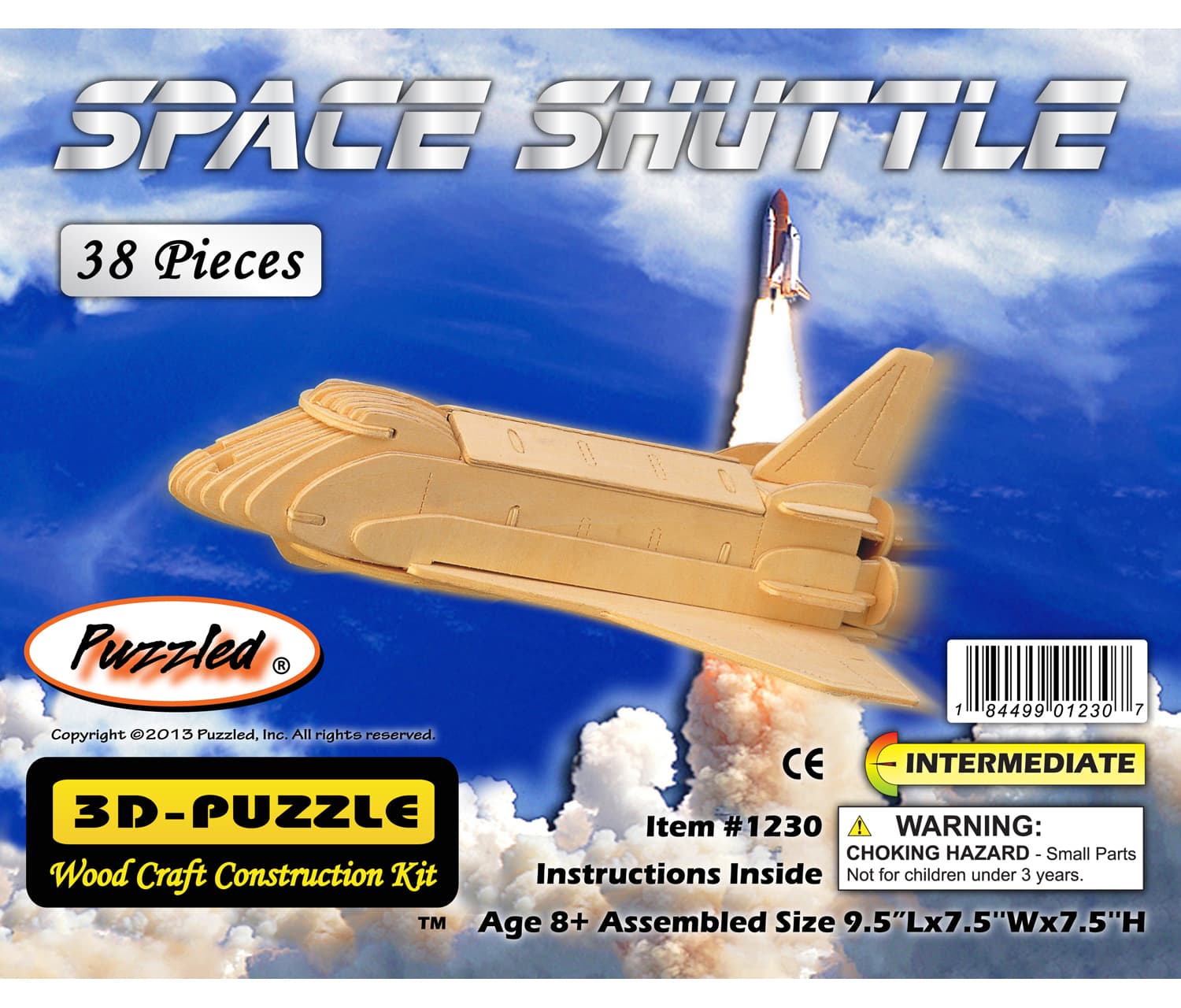 Space Shuttle 3D Wooden Puzzle,1230